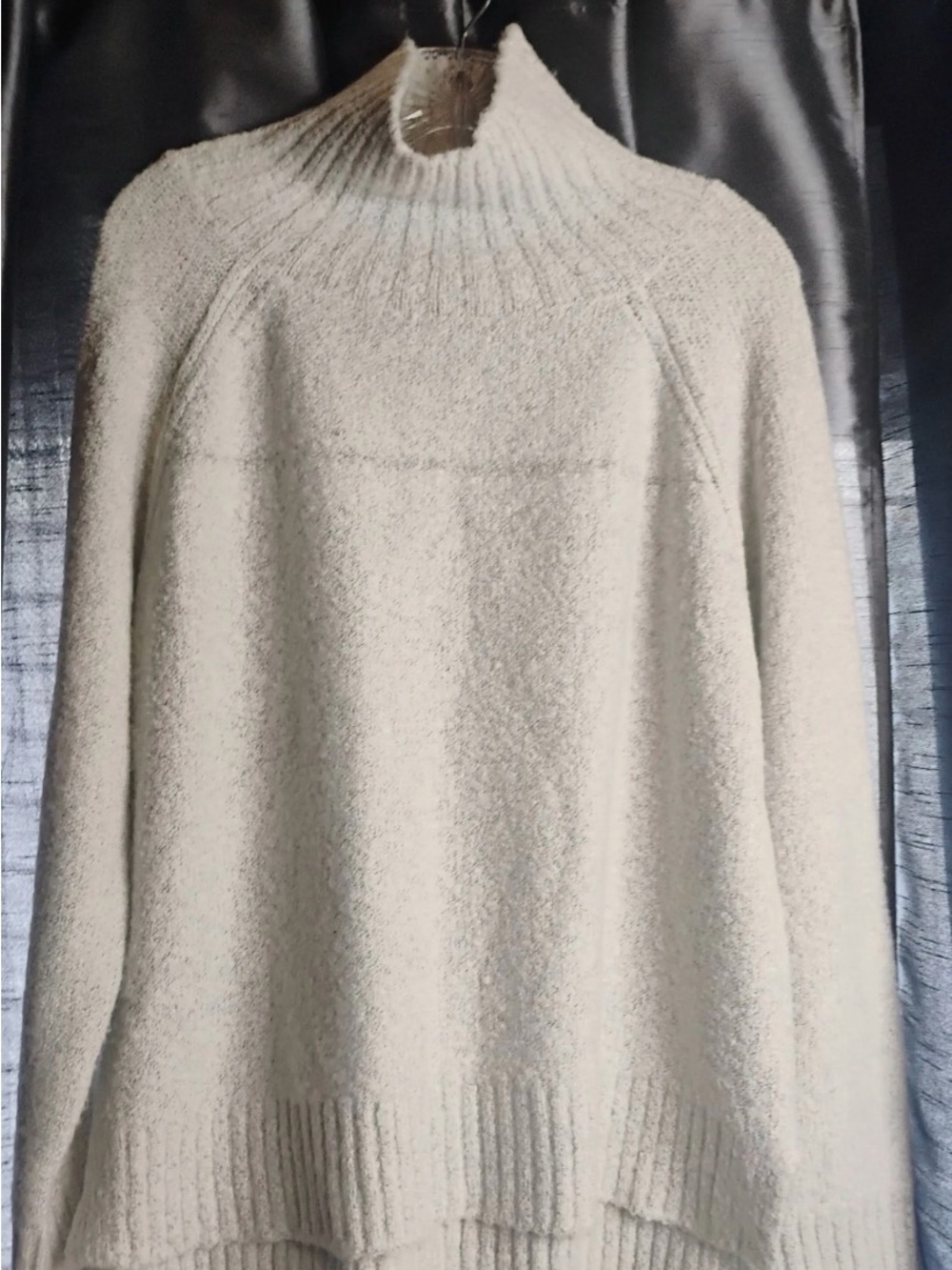 Gilli Off-White Mock Neck Wool-Blend Turtleneck Sweater-NWT